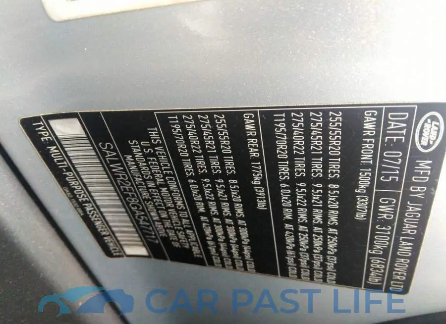 SALWR2EF8GA547717# 9