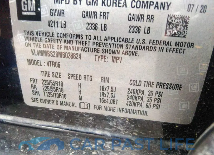 KL4MMBS28MB038824# 9