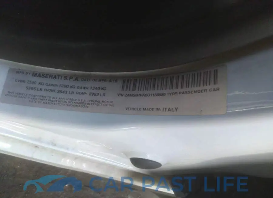 ZAM56RPA2G1188589# 9