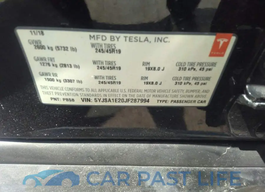 5YJSA1E20JF287994# 9