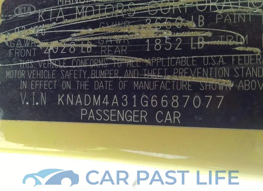 KNADM4A31G6687077# 9