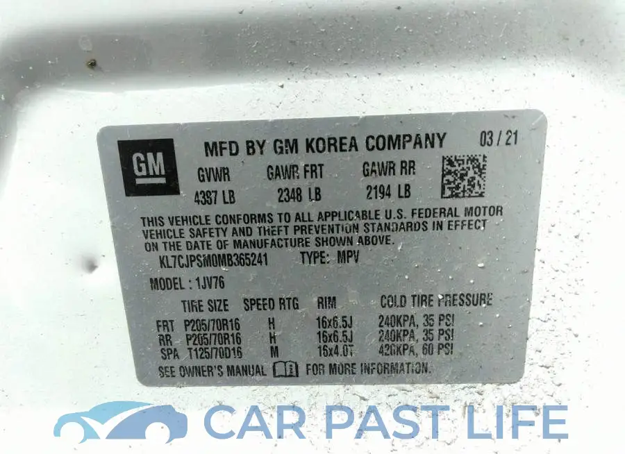 KL7CJPSM0MB365241# 9