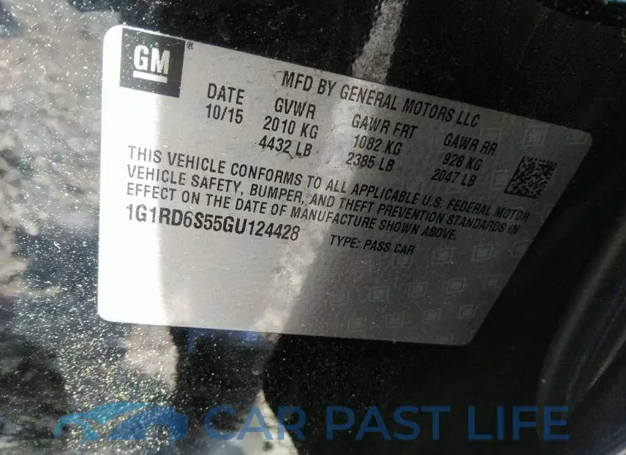 1G1RD6S55GU124428# 9