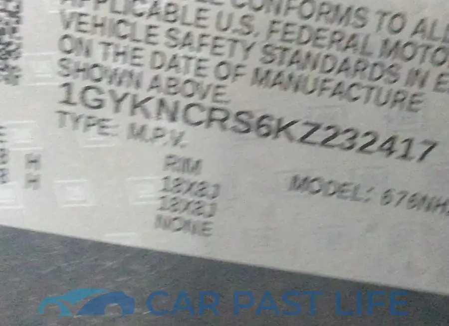 1GYKNCRS6KZ232417# 9