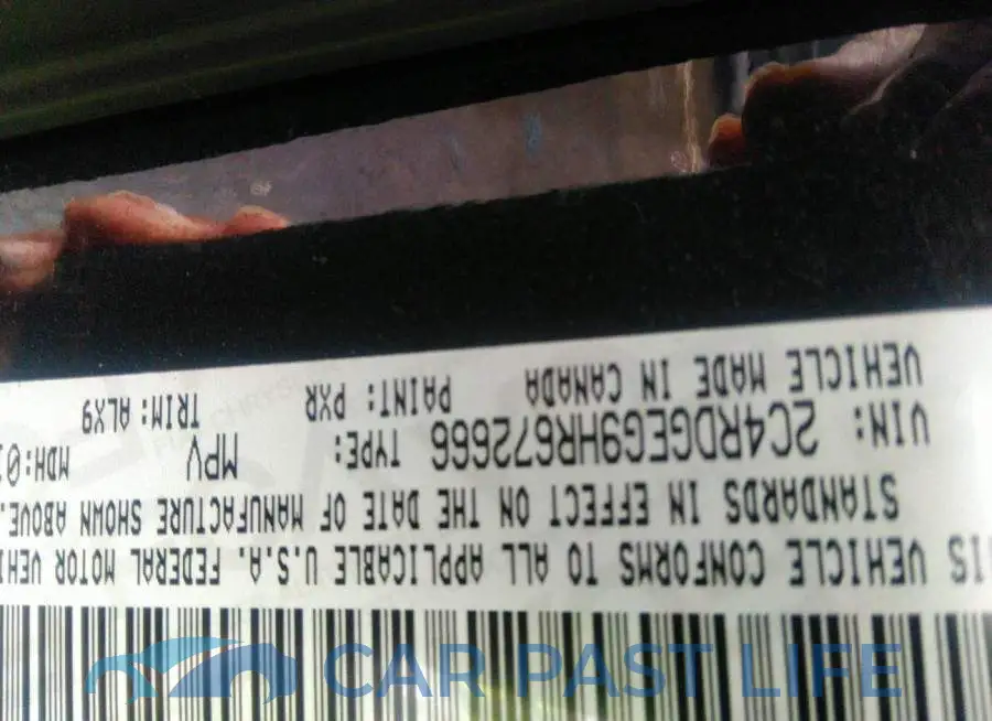 2C4RDGEG9HR672666# 9