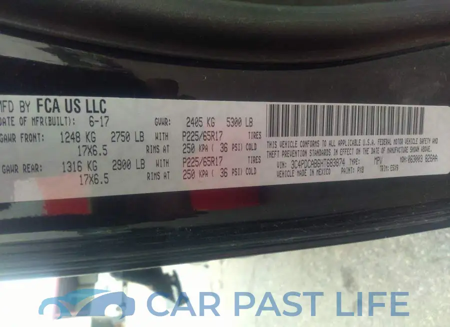 3C4PDCAB6HT683874# 9