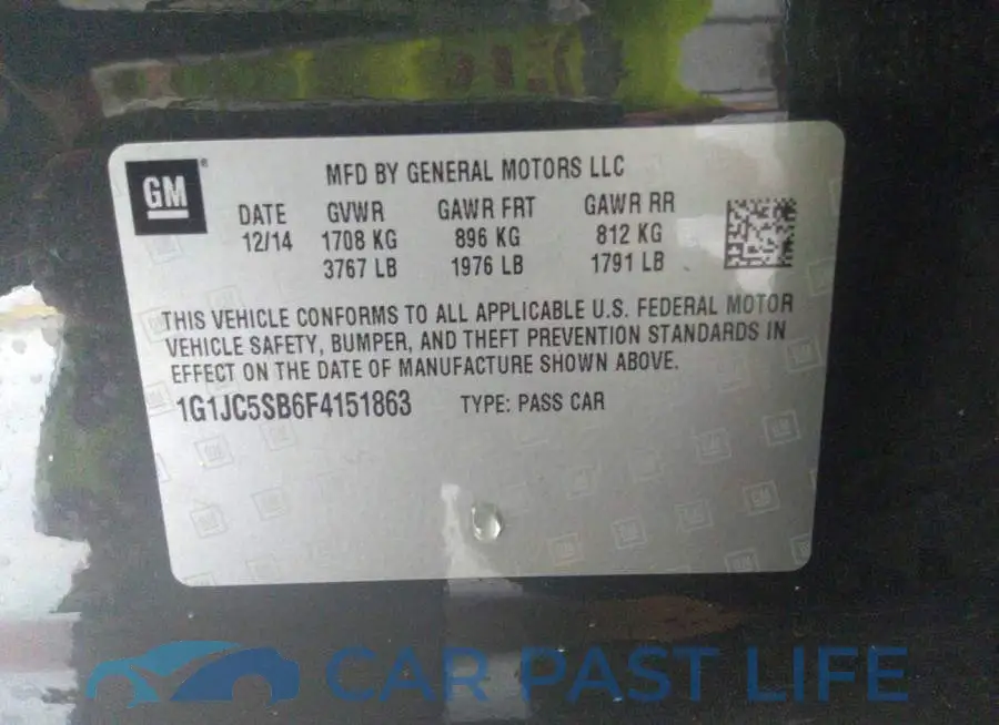 1G1JC5SB6F4151863# 9