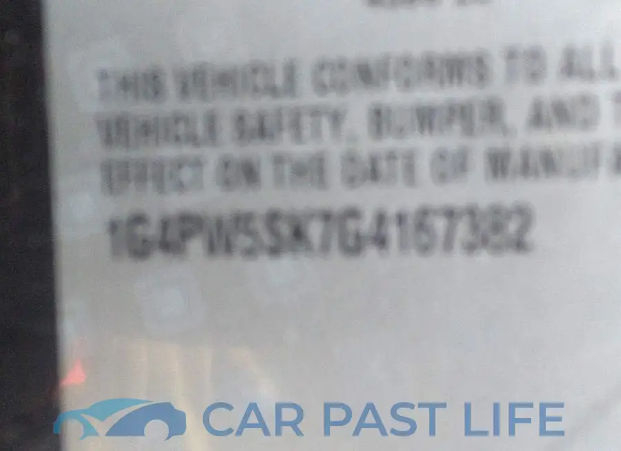1G4PW5SK7G4167382# 9