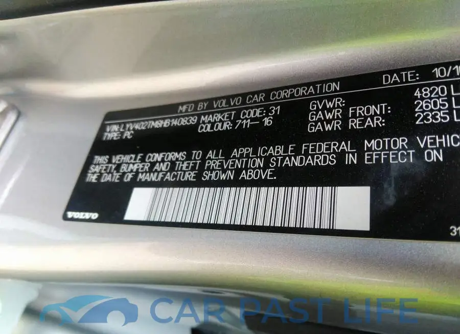 LYV402TM8HB140839# 9