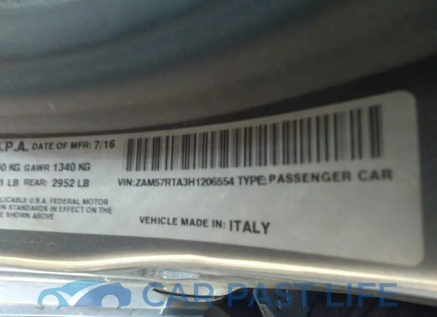 ZAM57RTA3H1206554# 9