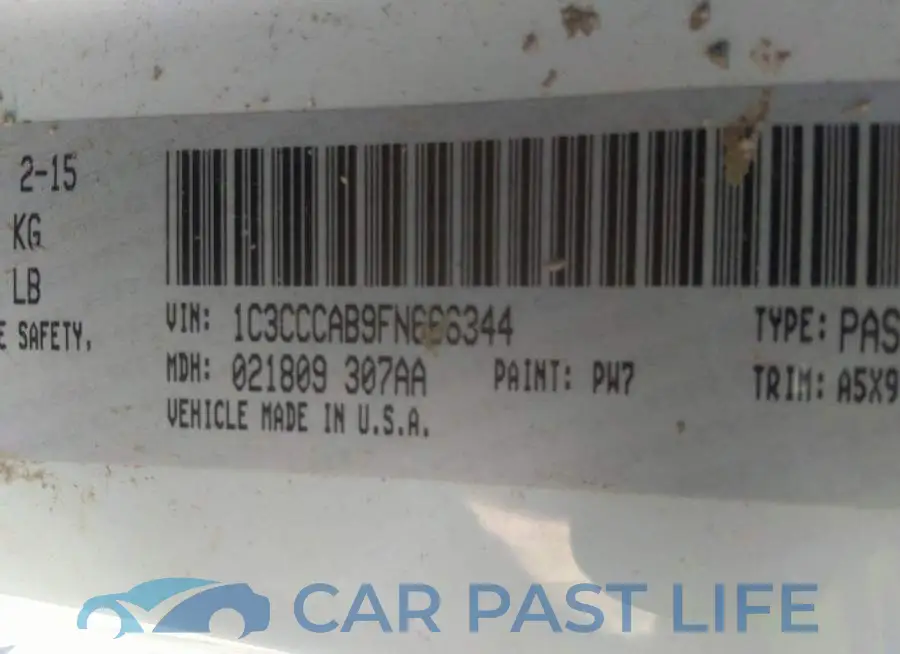 1C3CCCAB9FN666344# 9