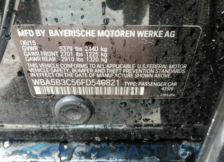WBA5B3C56FD548821# 9