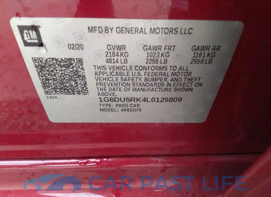 1G6DU5RK4L0129809# 9