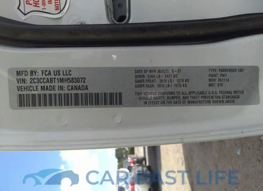 2C3CCABT1MH583072# 9