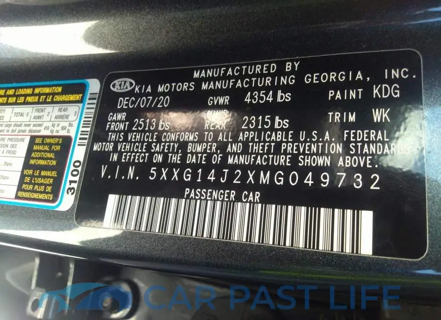 5XXG14J2XMG049732# 9