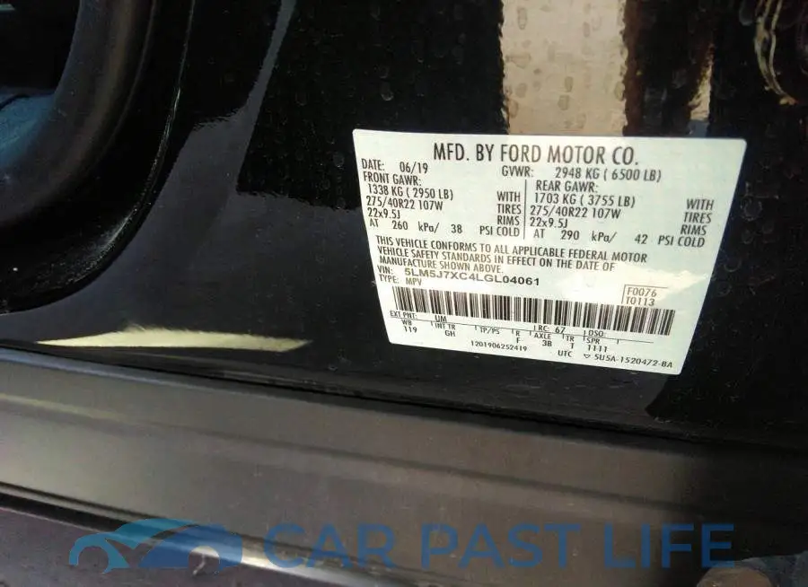 5LM5J7XC4LGL04061# 9
