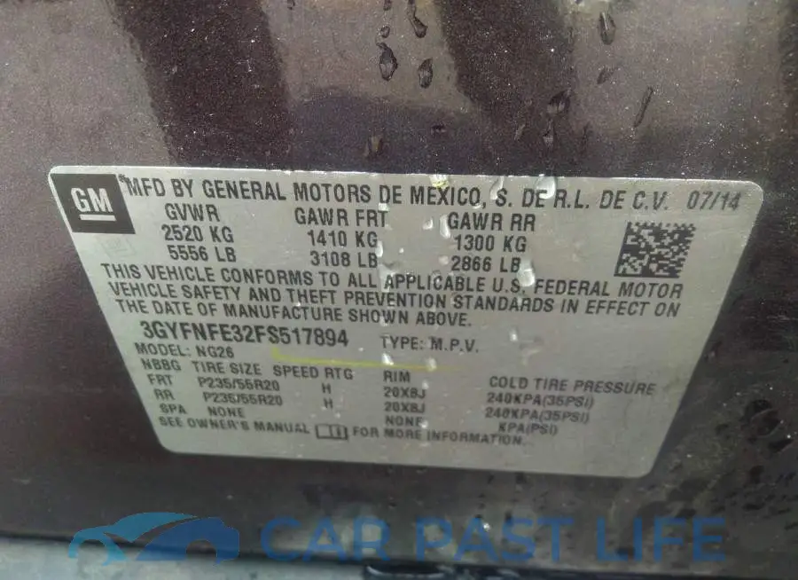 3GYFNFE32FS517894# 9