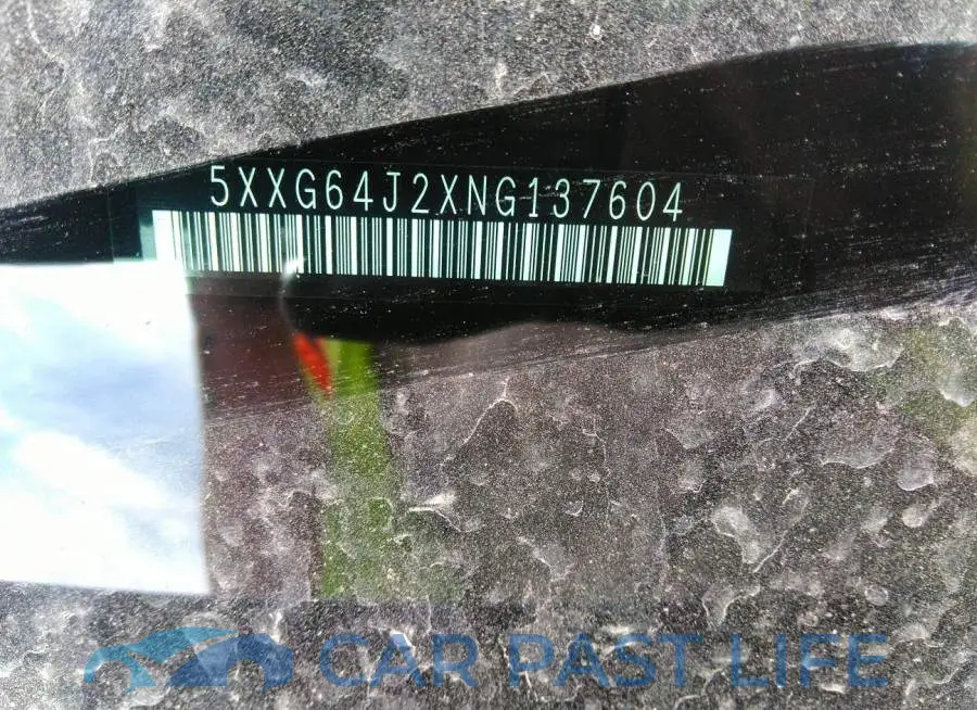 5XXG64J2XNG137604# 9