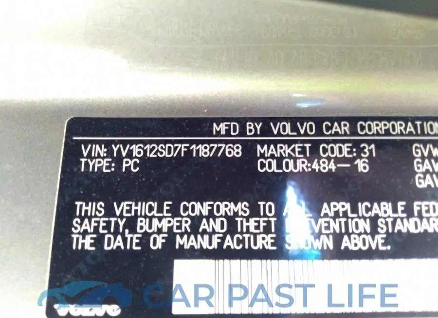 YV1612SD7F1187768# 9
