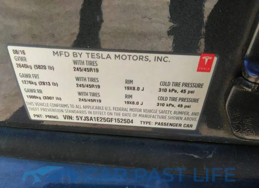 5YJSA1E25GF152504# 9