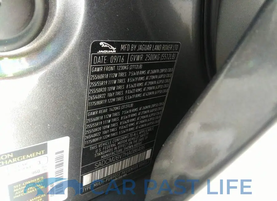 SADCM2BV7HA086486# 9