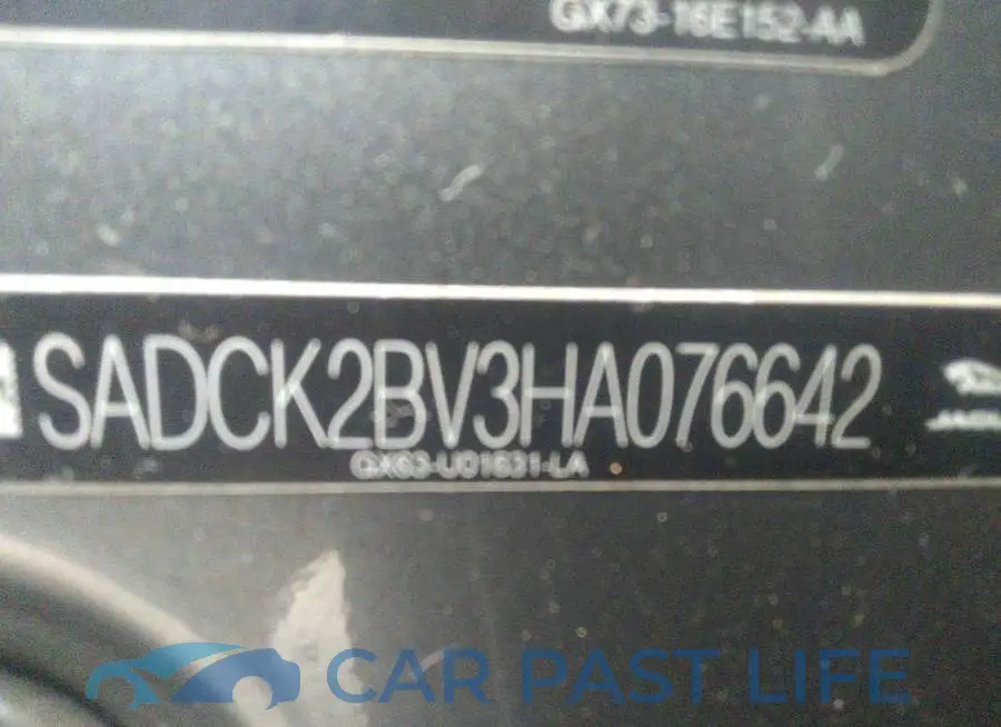 SADCK2BV3HA076642# 9