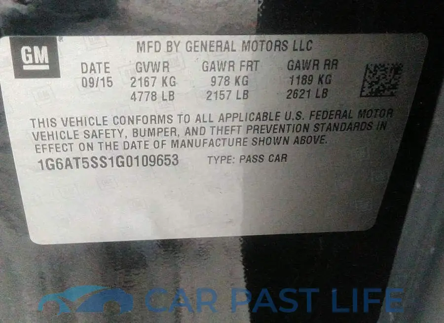 1G6AT5SS1G0109653# 9
