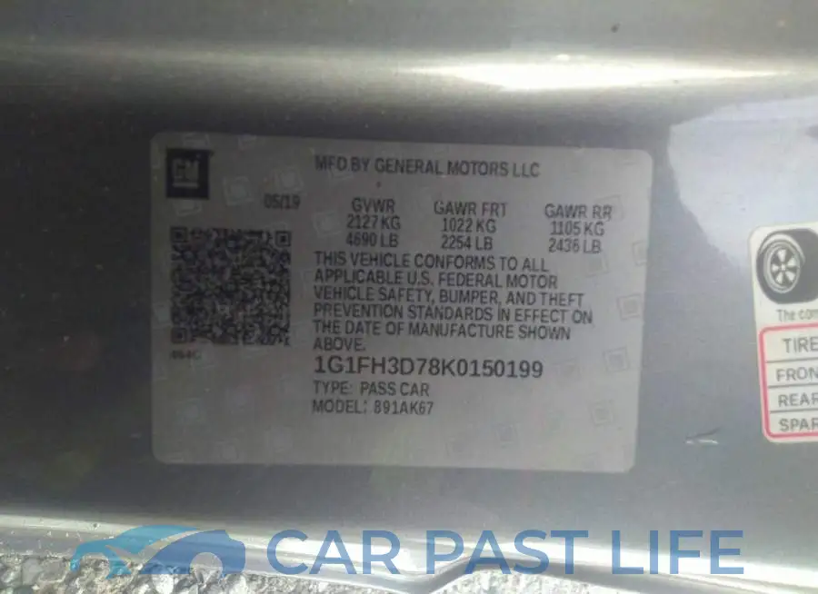 1G1FH3D78K0150199# 9