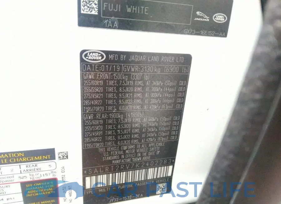 SALRT2RV7K2402283# 9