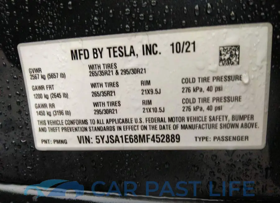 5YJSA1E68MF452889# 9