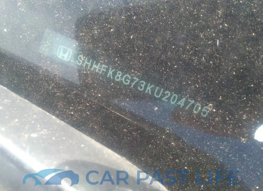 SHHFK8G73KU204705# 9
