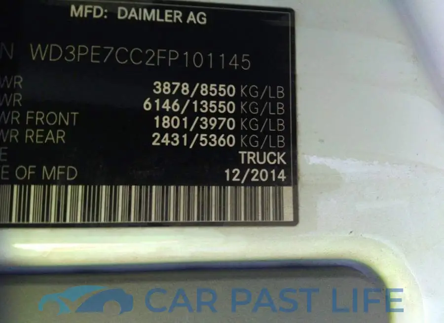 WD3PE7CC2FP101145# 9