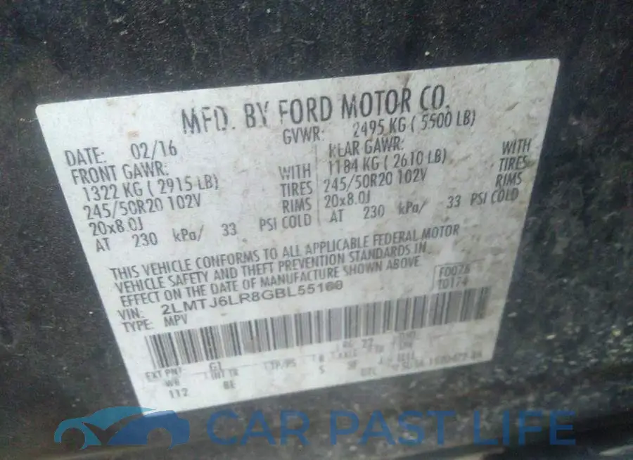 2LMTJ6LR8GBL55160# 9