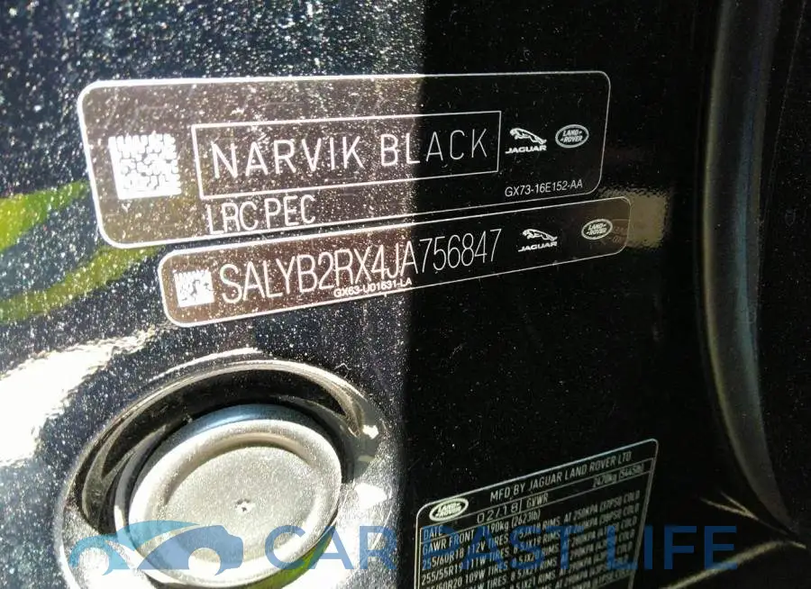 SALYB2RX4JA756847# 9
