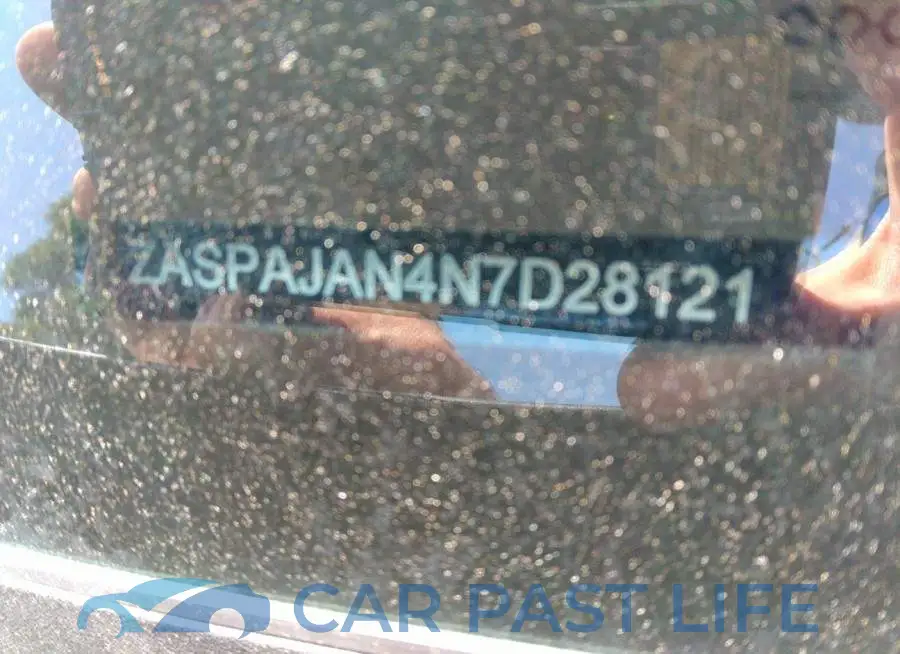 ZASPAJAN4N7D28121# 9