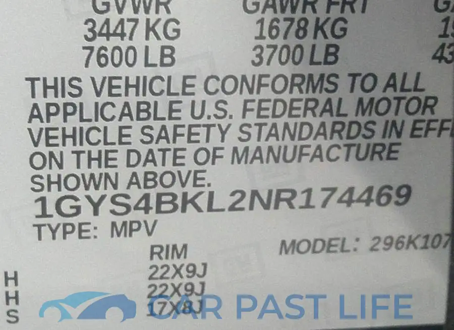 1GYS4BKL2NR174469# 9