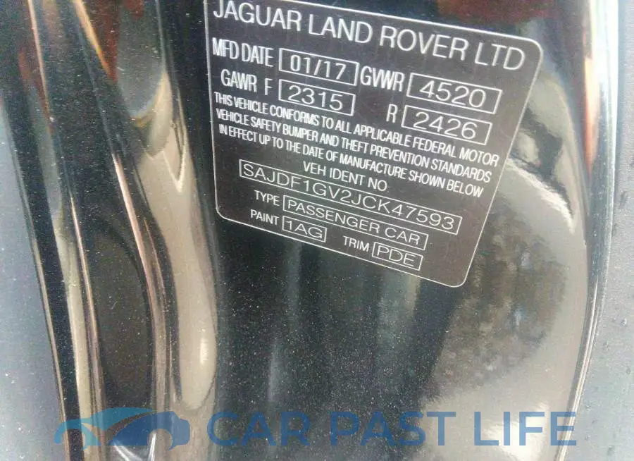 SAJDF1GV2JCK47593# 9