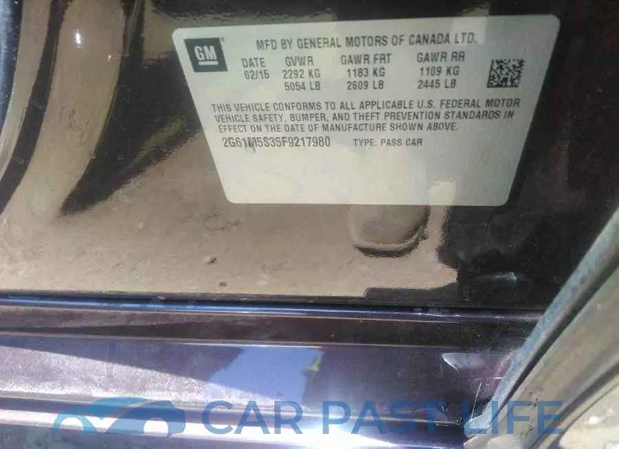 2G61M5S35F9217980# 9