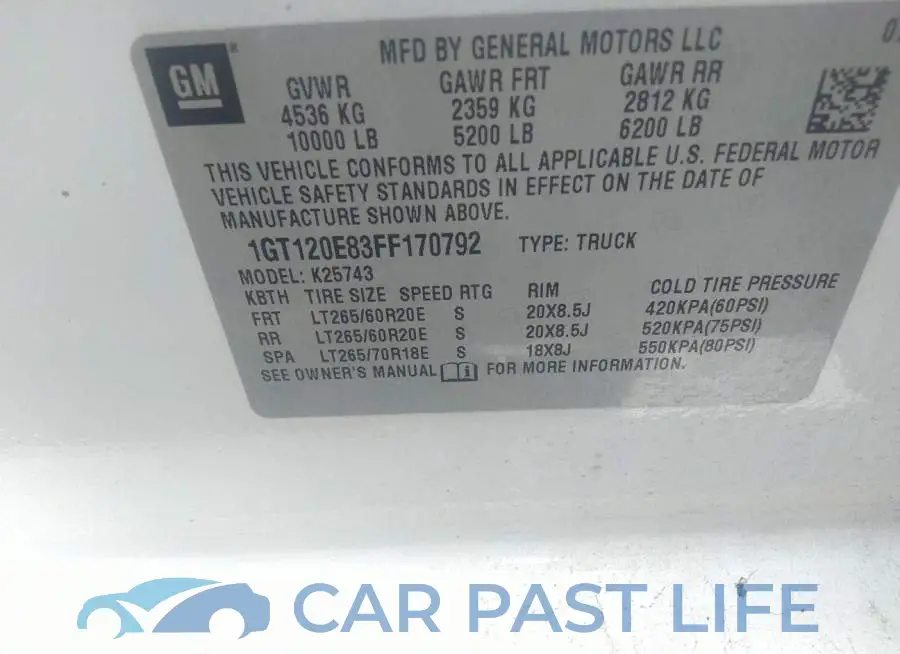 1GT120E83FF170792# 9