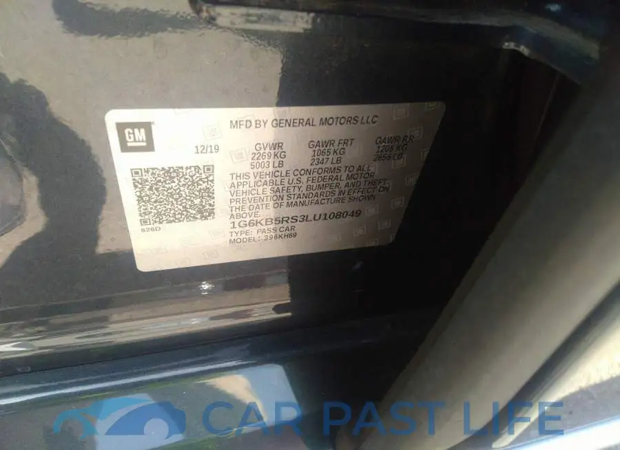 1G6KB5RS3LU108049# 9