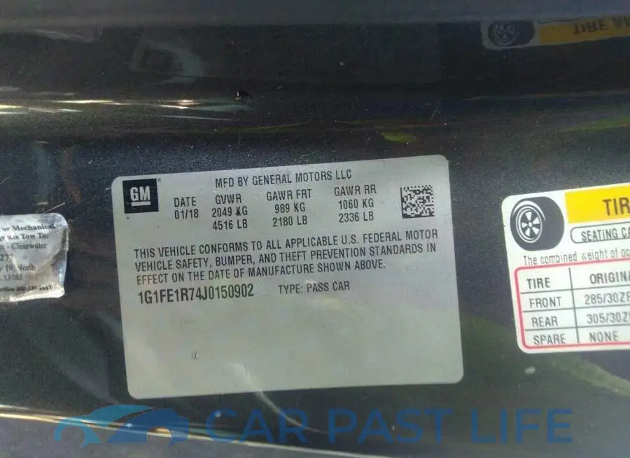 1G1FE1R74J0150902# 9