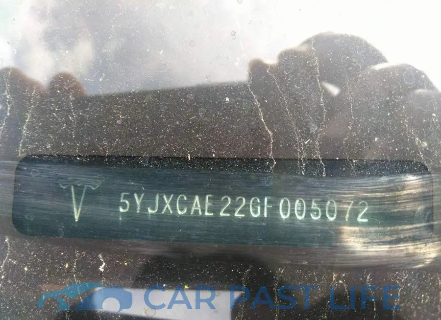 5YJXCAE22GF005072# 9