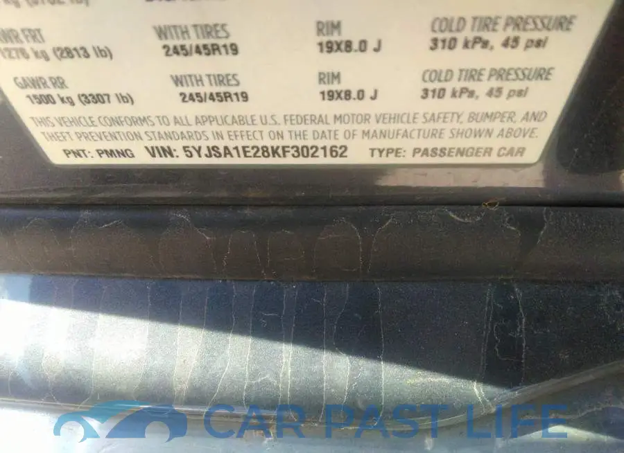 5YJSA1E28KF302162# 9