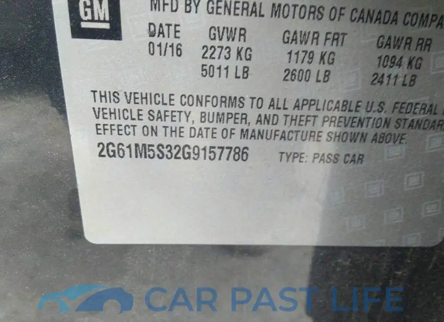 2G61M5S32G9157786# 9