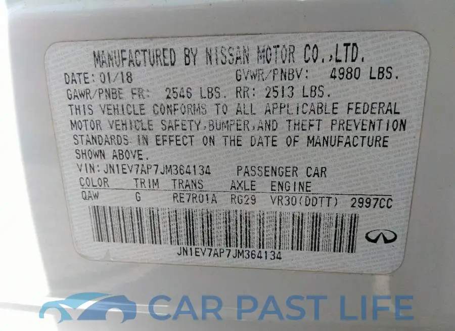 JN1EV7AP7JM364134# 9