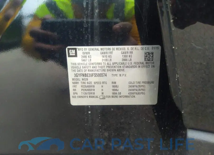 3GYFNBE39FS586574# 9