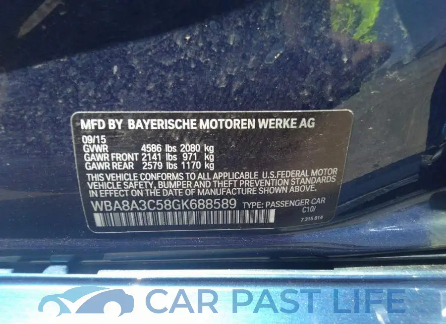 WBA8A3C58GK688589# 9