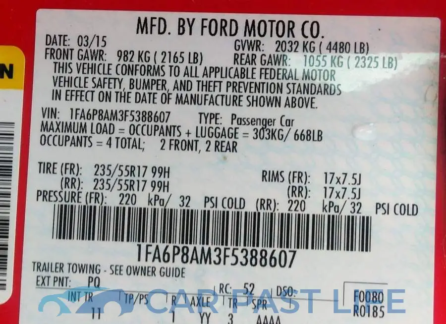 1FA6P8AM3F5388607# 9