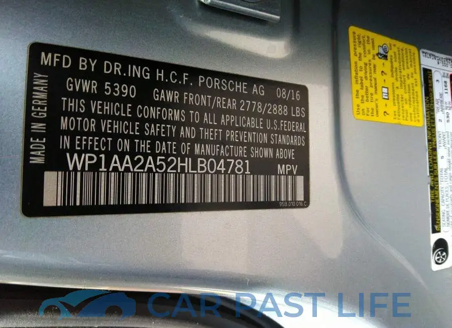WP1AA2A52HLB04781# 9