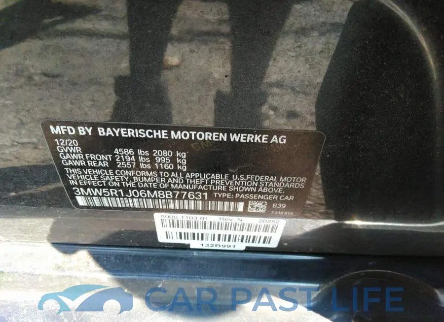 3MW5R1J06M8B77631# 9